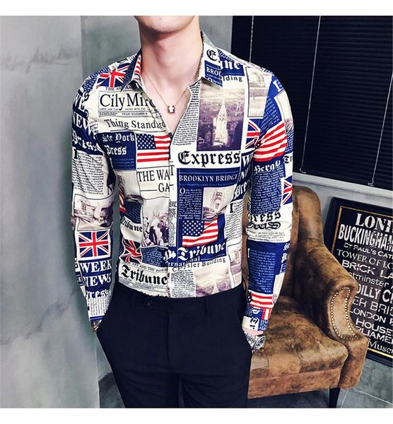 премиум-бренд 2019 новый стиль модные мужские осенние деловые рубашки / мужская высококачественная печать повседневные рубашки с длинными ру, White;black
премиум-бренд 2019 новый стиль модные мужские осенние деловые рубашки / мужская высококачественная печать повседневные рубашки с длинными ру, White;black