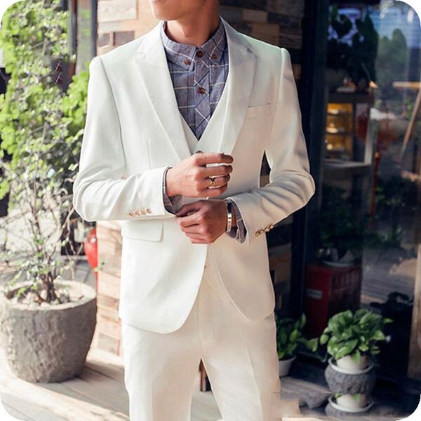 summer white man suits for business groom tuxedo notched lapel 3piece(coat pants waitcoat) custom made terno masculino trajes para hombre, Black;gray
summer white man suits for business groom tuxedo notched lapel 3piece(coat pants waitcoat) custom made terno masculino trajes para hombre, Black;gray