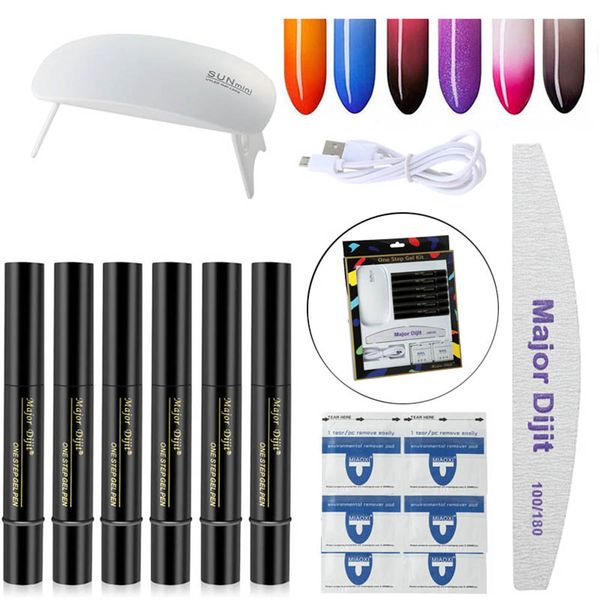 1 set 6 colors 5ml one step nail gel uv lamp dryer nail gel kit art tools manicure tool set for women beauty
1 set 6 colors 5ml one step nail gel uv lamp dryer nail gel kit art tools manicure tool set for women beauty