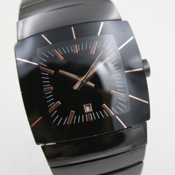rad integral 36mm limited ladies watch round r13777702 date ceramic black quartz movement luxury womens fashion watches, Slivery;brown
rad integral 36mm limited ladies watch round r13777702 date ceramic black quartz movement luxury womens fashion watches, Slivery;brown