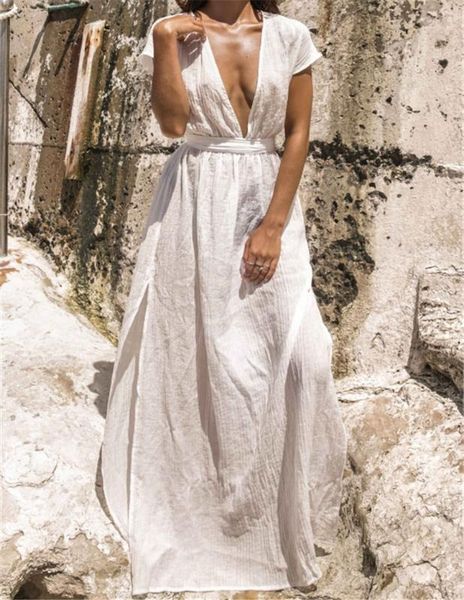 2020 summer bikini cover ups white deep v-neck bathing suit dress pareo beach tunic kaftan backless robe de plage vestidos, Blue;gray
2020 summer bikini cover ups white deep v-neck bathing suit dress pareo beach tunic kaftan backless robe de plage vestidos, Blue;gray