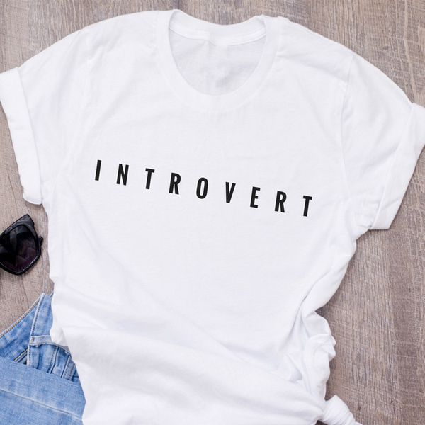 women clothes designer shirt introvert t shirt women funny printed socially awkward t shirt letter o neck womens clothing camiseta s, White
women clothes designer shirt introvert t shirt women funny printed socially awkward t shirt letter o neck womens clothing camiseta s, White