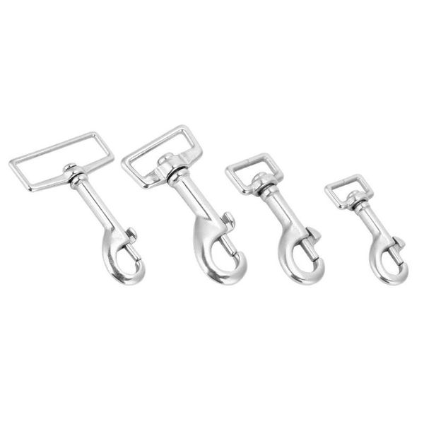 Swimming Diving Hook 304 Stainless Steel Square Swivel Eye Bolt Snap Clip Diving Luggage Dog Hook Pool Accessories