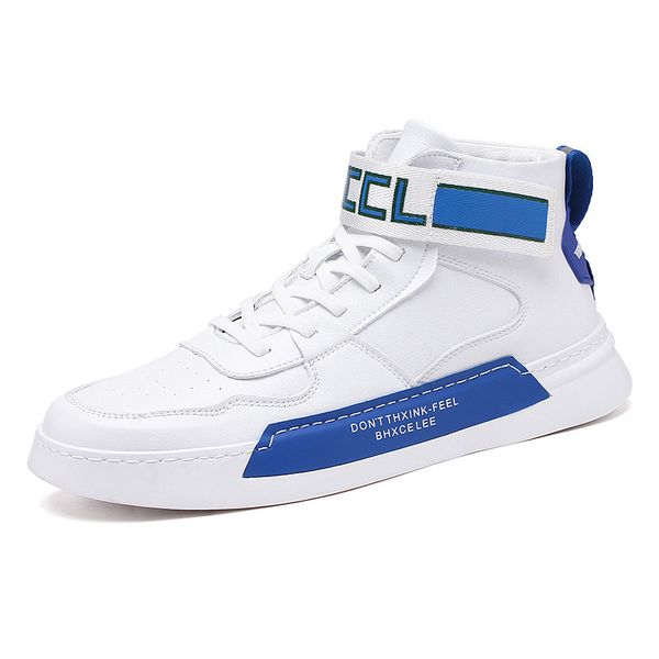 2019 new autumn korean version of the trend wild sports casual comfortable wear-resistant men's high shoes, Black
2019 new autumn korean version of the trend wild sports casual comfortable wear-resistant men's high shoes, Black