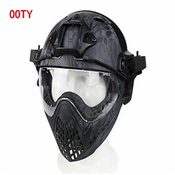 tactical helmet mask paintball overall helmet cs tactical protective full face hunting
tactical helmet mask paintball overall helmet cs tactical protective full face hunting