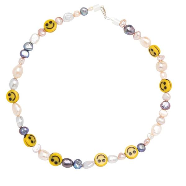2020 new choker mix white black sweetwater pearls smilie beads berlin smilie dude two pearl necklace women, Golden;silver
2020 new choker mix white black sweetwater pearls smilie beads berlin smilie dude two pearl necklace women, Golden;silver