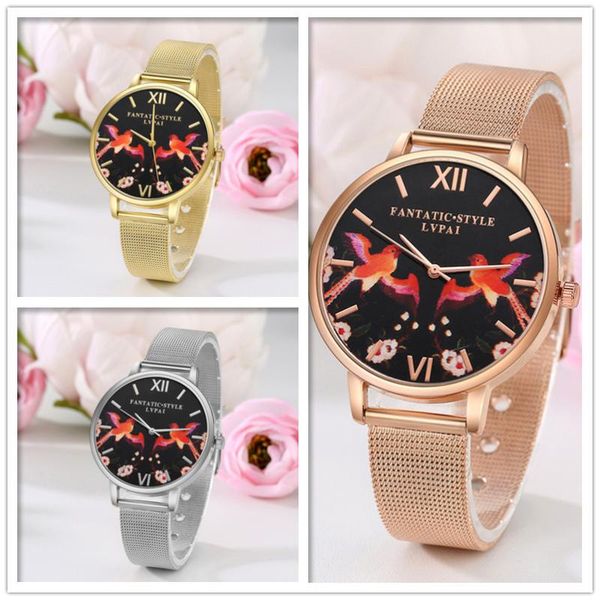 orologio donna women watches rose gold ladies wrist watches women bracelet watch for female clock, Slivery;brown
orologio donna women watches rose gold ladies wrist watches women bracelet watch for female clock, Slivery;brown