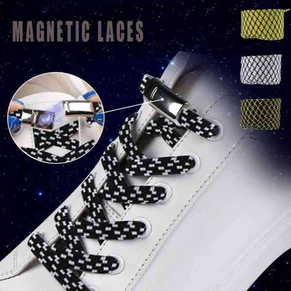 105cm fashion magnetic shoelaces elastic no tie shoe laces kids flat sneakers shoelace quick lazy laces strings dec, Black
105cm fashion magnetic shoelaces elastic no tie shoe laces kids flat sneakers shoelace quick lazy laces strings dec, Black