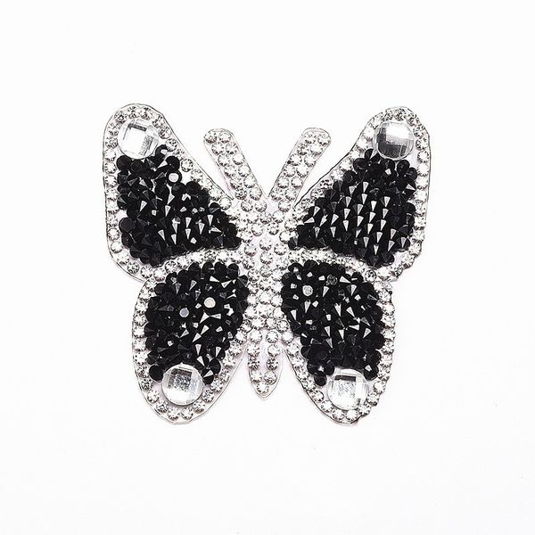2pcs iron on butterfly rhinestone patches thermo stickers on clothes colorful butterfly patches can be used in t-shirt, Black
2pcs iron on butterfly rhinestone patches thermo stickers on clothes colorful butterfly patches can be used in t-shirt, Black