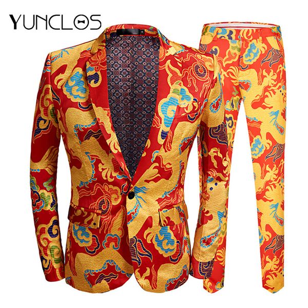 yunclos 2019 new jacquard men's suits slim fit party suits 2 pieces jacket & pant prom men formal performance, White;black
yunclos 2019 new jacquard men's suits slim fit party suits 2 pieces jacket & pant prom men formal performance, White;black