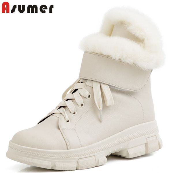asumer 2020 new arrival snow boots women winter shoes thick fur warm flat casual shoes comfortable fashion ankle boots women, Black
asumer 2020 new arrival snow boots women winter shoes thick fur warm flat casual shoes comfortable fashion ankle boots women, Black