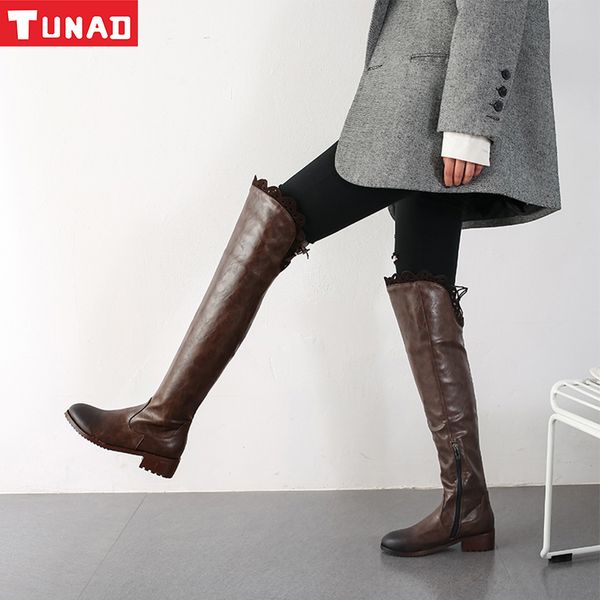 women's shoes 2019 women's boots winter boots flat with fashion knee high soft knee, Black
women's shoes 2019 women's boots winter boots flat with fashion knee high soft knee, Black