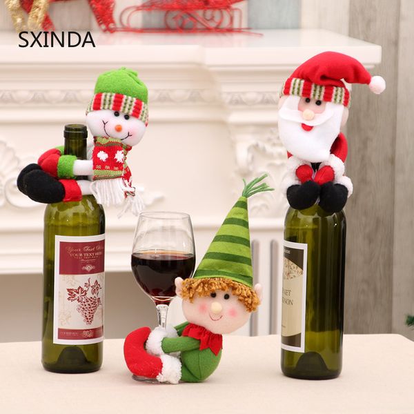 christmas home decorations christmas doll wine bottle cover small bottle neck set decoration
christmas home decorations christmas doll wine bottle cover small bottle neck set decoration