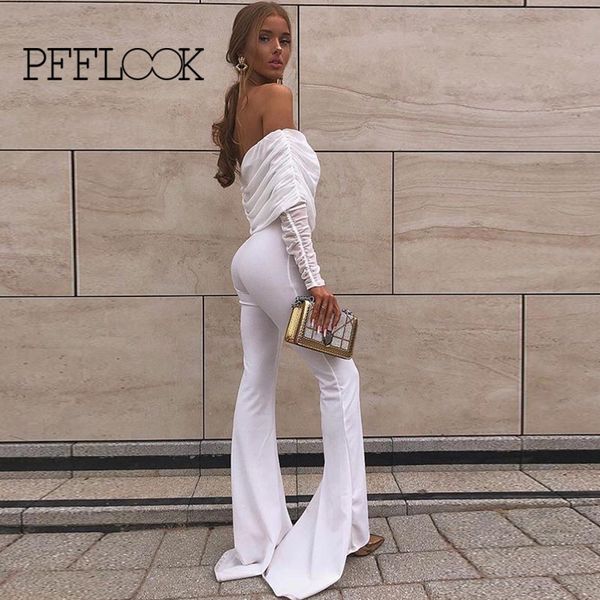 pfflook off shoulder jumpsuits long sleeve backless solid rompers womens jumpsuit 2019 new fashion elegant overalls, Black;white
pfflook off shoulder jumpsuits long sleeve backless solid rompers womens jumpsuit 2019 new fashion elegant overalls, Black;white