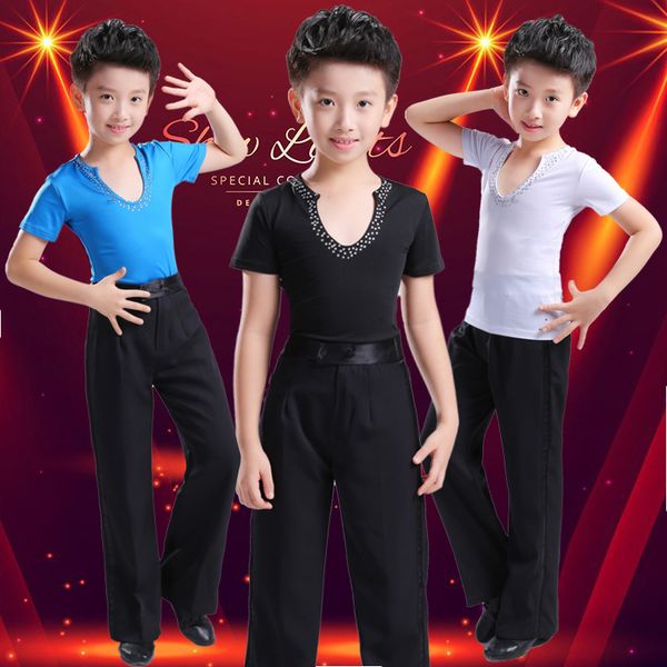 stage wear 2021 black white blue latin dance costume boys dancewear practice shirts trousers salsa samba cha costumes, Black;red
stage wear 2021 black white blue latin dance costume boys dancewear practice shirts trousers salsa samba cha costumes, Black;red
