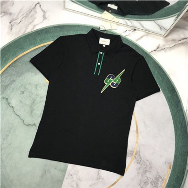 italian luxury summer new business lapel slim webbing paul shirt color matching g letter embroidery printing tide brand polo shirt men, Black;brown
italian luxury summer new business lapel slim webbing paul shirt color matching g letter embroidery printing tide brand polo shirt men, Black;brown
