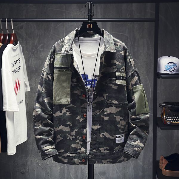 camouflage jacket spring autumn bomber jacket men windbreaker japanese streetwear overcoat veste homme brand clothing outerwear, Black;brown
camouflage jacket spring autumn bomber jacket men windbreaker japanese streetwear overcoat veste homme brand clothing outerwear, Black;brown