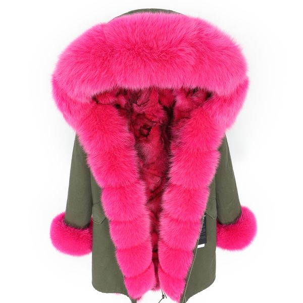 winter new women's clothing fur lining fur pike oversized hair collar park coat, Black
winter new women's clothing fur lining fur pike oversized hair collar park coat, Black