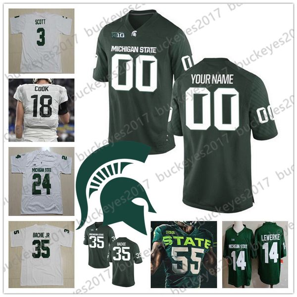custom michigan state spartans ncaa msu football green white any name any number #12 rocky lombardi 7 cody 3 lj scott lewerke jersey, Black
custom michigan state spartans ncaa msu football green white any name any number #12 rocky lombardi 7 cody 3 lj scott lewerke jersey, Black