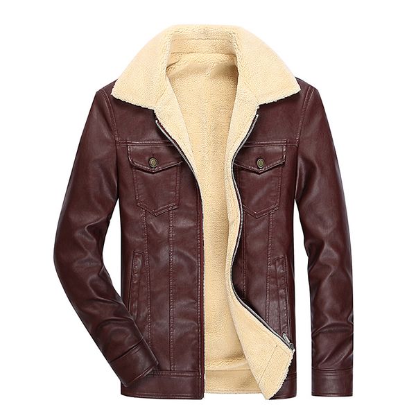 new arrival men winter fur pu leather jacket mens lapel jackets casual men faux fur thick warm leather coat plus size 5xl, Black
new arrival men winter fur pu leather jacket mens lapel jackets casual men faux fur thick warm leather coat plus size 5xl, Black
