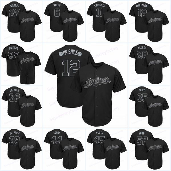 Cleveland 12 Francisco Lindor 2019 Players Weekend jerseys Jose Ramirez ENRIQUITO Corey Kluber KLUBES Jason Kipnis Dirtbag Indians jerseys
Cleveland 12 Francisco Lindor 2019 Players Weekend jerseys Jose Ramirez ENRIQUITO Corey Kluber KLUBES Jason Kipnis Dirtbag Indians jerseys