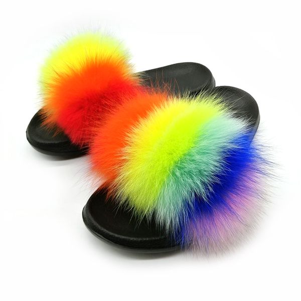 fluffy slippers women real fox fur slides indoor flip flops casual shoes woman raccoon fur shoes vogue sandals home plush shoes, Black
fluffy slippers women real fox fur slides indoor flip flops casual shoes woman raccoon fur shoes vogue sandals home plush shoes, Black