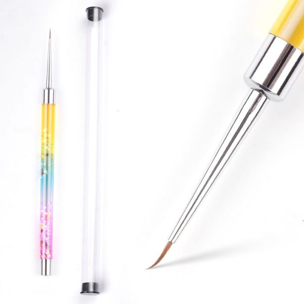 professional nail brush pen uv gel liner painting drawing lines flowers fine details nail art extension equipment, Yellow
professional nail brush pen uv gel liner painting drawing lines flowers fine details nail art extension equipment, Yellow