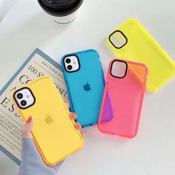 fluorescent solid color phone cases for iphone 12 mini se 11 pro max xr x xs plus case soft imd clear back cover
fluorescent solid color phone cases for iphone 12 mini se 11 pro max xr x xs plus case soft imd clear back cover