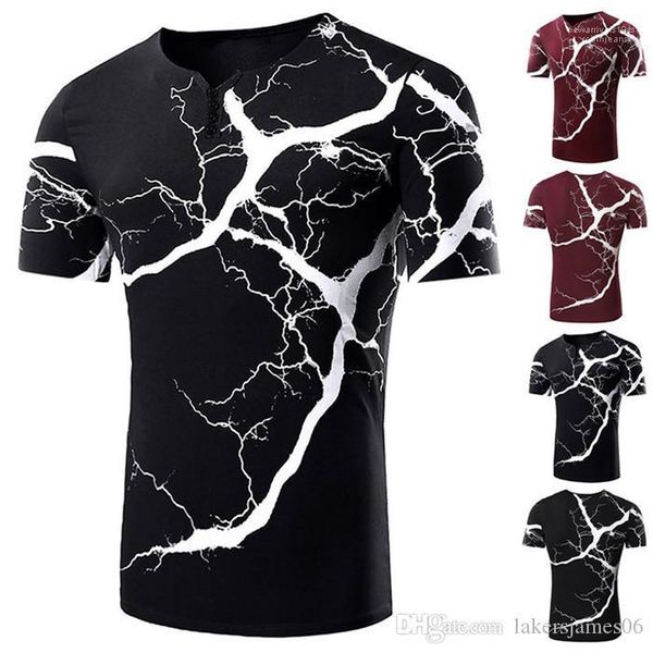 шея мода футболка мужские дизайнерские повседневные тройники 3d lghtning pattern slim fit с коротким рукавом экипаж, White;black
шея мода футболка мужские дизайнерские повседневные тройники 3d lghtning pattern slim fit с коротким рукавом экипаж, White;black