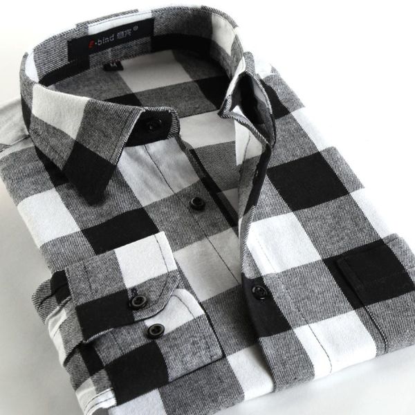 2020 новая мужская рубашка 100% хлопок camisa фланель плед весна осень повседневная рубашка с длинным рукавом мужская мягкая удобная одежда, White;black
2020 новая мужская рубашка 100% хлопок camisa фланель плед весна осень повседневная рубашка с длинным рукавом мужская мягкая удобная одежда, White;black