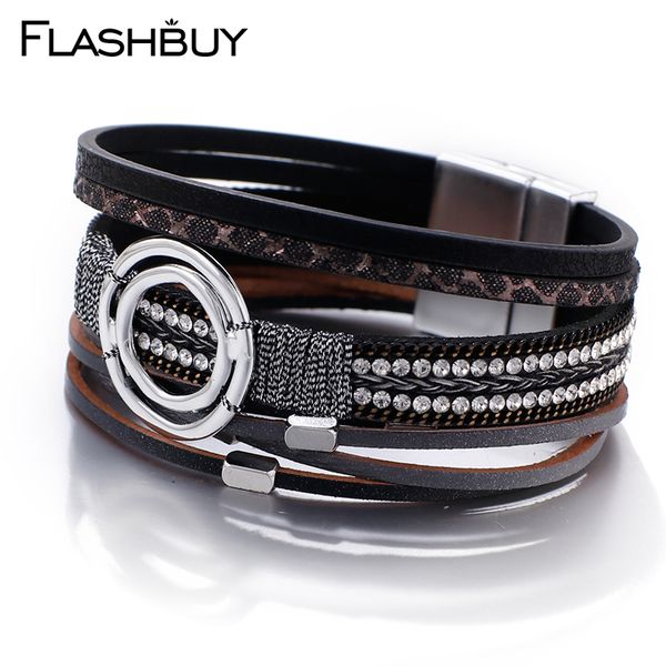 flashbuy rhinestone leopard leather bangles for women alloy charms rope female multilayer bracelets female wholesale bracelet, Golden;silver
flashbuy rhinestone leopard leather bangles for women alloy charms rope female multilayer bracelets female wholesale bracelet, Golden;silver