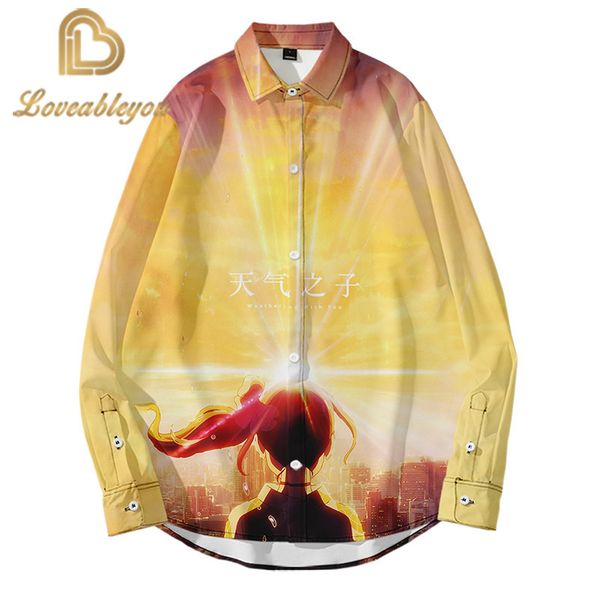 weathering with you long sleeve shirt men casual blouse fashion women autumn casual long sleeves shirt top, White;black
weathering with you long sleeve shirt men casual blouse fashion women autumn casual long sleeves shirt top, White;black