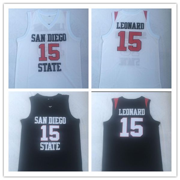 new ncaa san diego state aztecs kawhi 15 leonard jersey #2 college basketball jerseys black white university shirts stitched
new ncaa san diego state aztecs kawhi 15 leonard jersey #2 college basketball jerseys black white university shirts stitched