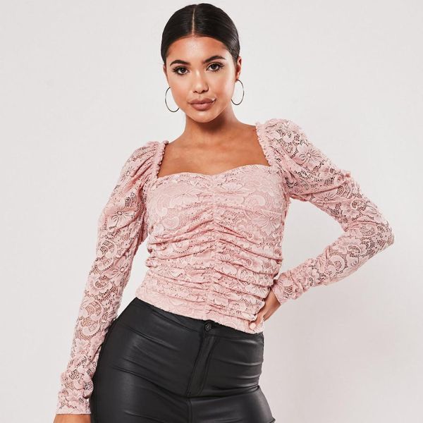 women ladies casual shirts lace puff sleeve blouse club holiday blouse, White
women ladies casual shirts lace puff sleeve blouse club holiday blouse, White