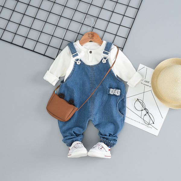 Fashion 2019 Spring Baby Girls&Boys Clothing Sets 1-4Years Kids Denim Overalls Long Sleeve Sweater+Suspenders Jeans=2PCS/Set
Fashion 2019 Spring Baby Girls&Boys Clothing Sets 1-4Years Kids Denim Overalls Long Sleeve Sweater+Suspenders Jeans=2PCS/Set