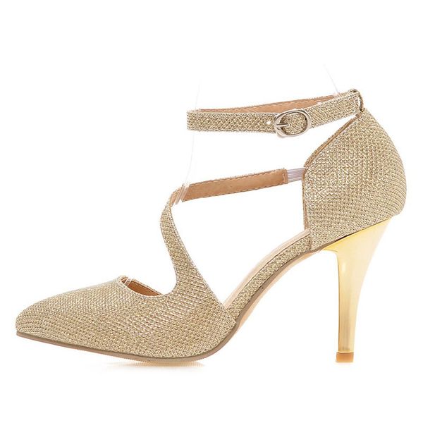 italian style gold bling buckle ladies dress shoes pointed ladies nightclub high heels thin heel sapato feminino, Black
italian style gold bling buckle ladies dress shoes pointed ladies nightclub high heels thin heel sapato feminino, Black
