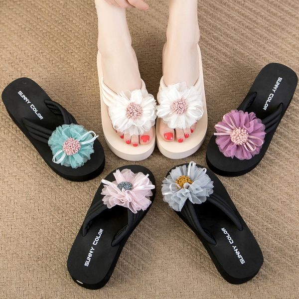 slippers women summer fashion high heel slippers wear flower flip-flops women 2020 new style slanted heel non-slip beach shoes, Black
slippers women summer fashion high heel slippers wear flower flip-flops women 2020 new style slanted heel non-slip beach shoes, Black