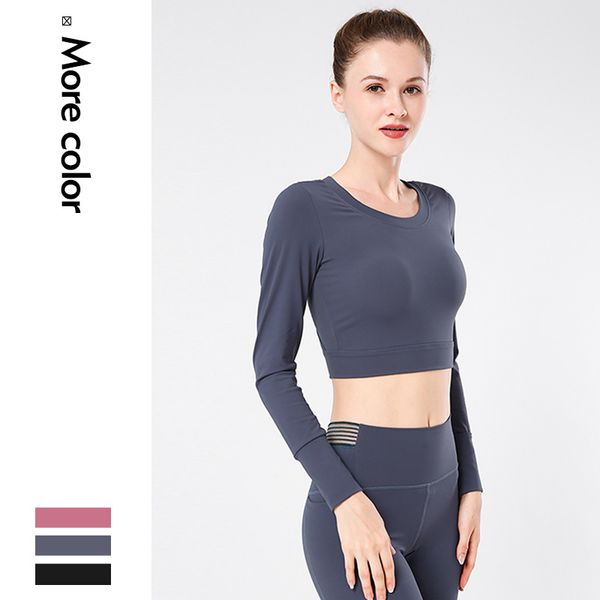 women gym yoga crop yoga shirts long sleeve workout fitness running sport t- shirts training sports wear, White;red
women gym yoga crop yoga shirts long sleeve workout fitness running sport t- shirts training sports wear, White;red