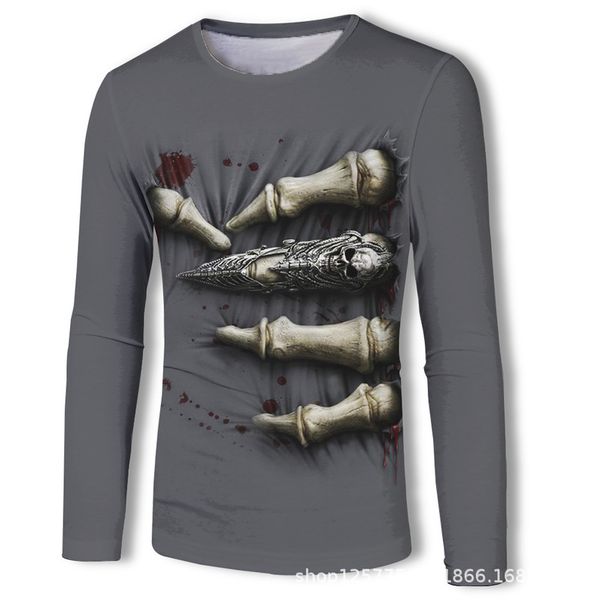 mens designer 3d formal wear long sleeve skull finger funny digital printing t-shirta84v, White;black
mens designer 3d formal wear long sleeve skull finger funny digital printing t-shirta84v, White;black