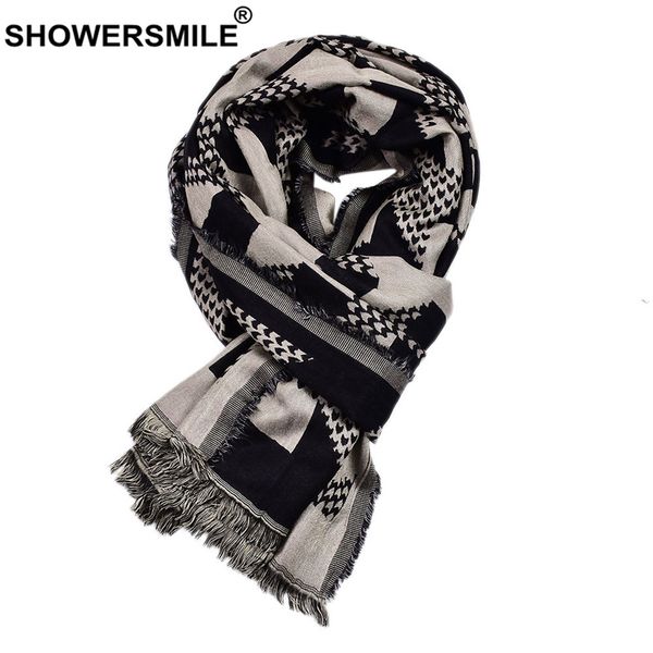 showersmile winter men scarf black cotton linen fashion scarf for men tassel geometric print 2019 new arrival brand scarves, Blue;gray
showersmile winter men scarf black cotton linen fashion scarf for men tassel geometric print 2019 new arrival brand scarves, Blue;gray