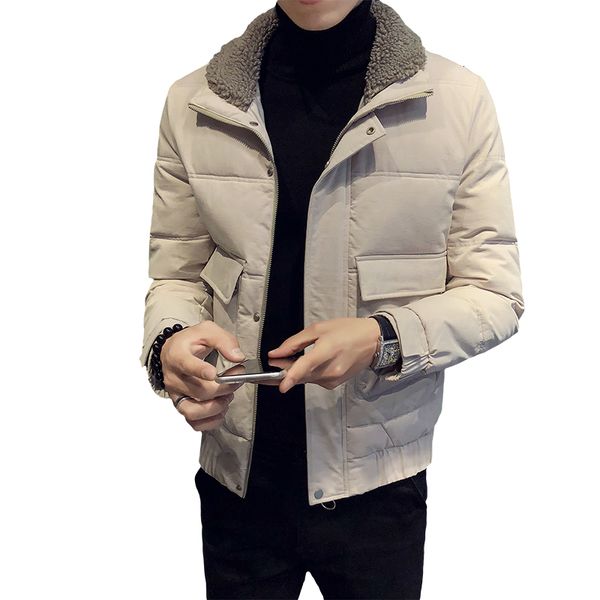 winter jacket men turn-down collar fahsion casual parkas thicken warm coat overcoat streetwear hiphop clothing, Black
winter jacket men turn-down collar fahsion casual parkas thicken warm coat overcoat streetwear hiphop clothing, Black
