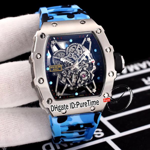 2021 rafael nadal rm35-02 miyota automatic mens watch 35-02 steel case skeleton dial camouflage blue black rubber strap watches puretime 35c, Slivery;brown
2021 rafael nadal rm35-02 miyota automatic mens watch 35-02 steel case skeleton dial camouflage blue black rubber strap watches puretime 35c, Slivery;brown