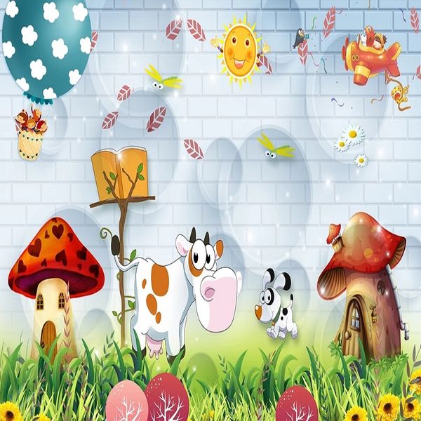 custom large mural 3d wallpaper cartoon cute brick wall circle cow child bedroom mural tv back wall decor deep 5d embossed
custom large mural 3d wallpaper cartoon cute brick wall circle cow child bedroom mural tv back wall decor deep 5d embossed