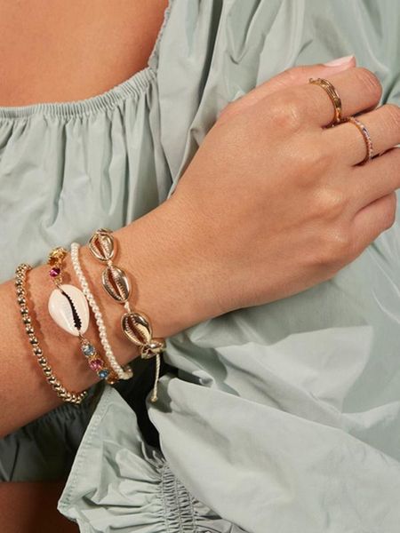 chiao 2020 summer jewelry shell conch braided pull tie bracelet set-stacked bracelets jewelry for women, Black
chiao 2020 summer jewelry shell conch braided pull tie bracelet set-stacked bracelets jewelry for women, Black
