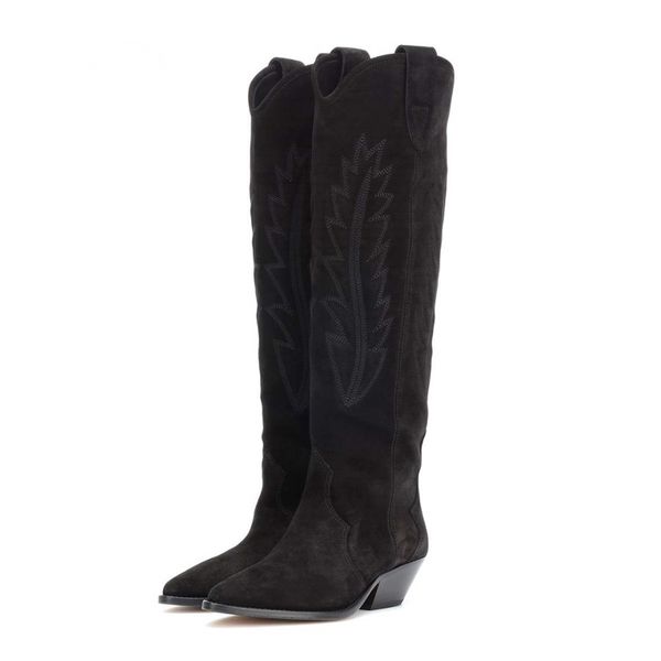 2020 newfashion nude black suede embroidered knee high boots women pointy toe spike kitten heels winter long boots flats knight boots
2020 newfashion nude black suede embroidered knee high boots women pointy toe spike kitten heels winter long boots flats knight boots
