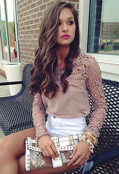 off shoulder hollow out lace t-shirts women slash neck long sleeve tee shirts female autumn bodycon, White
off shoulder hollow out lace t-shirts women slash neck long sleeve tee shirts female autumn bodycon, White