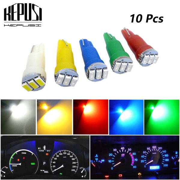 10pcs w1.2w socket t5 3014 3smd led car auto side wedge gauge dashboard gauge instrument light lamp bulb blue red green yellow
10pcs w1.2w socket t5 3014 3smd led car auto side wedge gauge dashboard gauge instrument light lamp bulb blue red green yellow