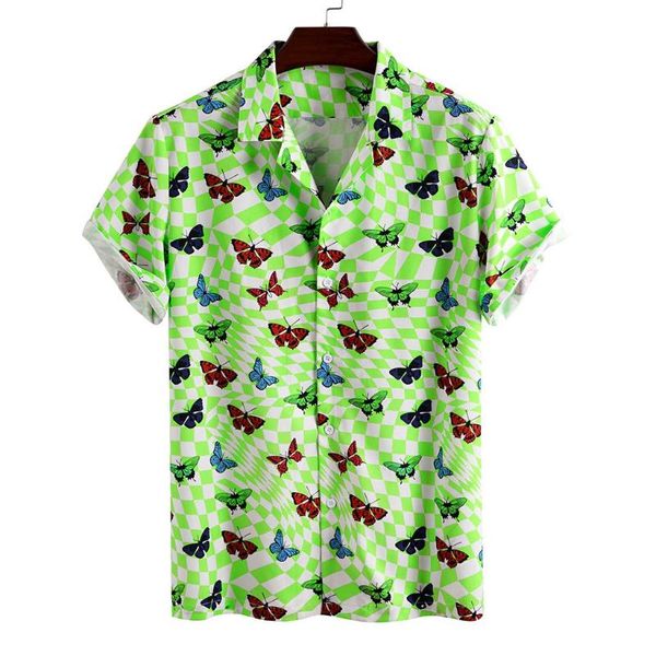 men's casual shirts mens butterfly printed fashion hawaiian turn down collar short sleeve breathable beach for men male, White;black
men's casual shirts mens butterfly printed fashion hawaiian turn down collar short sleeve breathable beach for men male, White;black