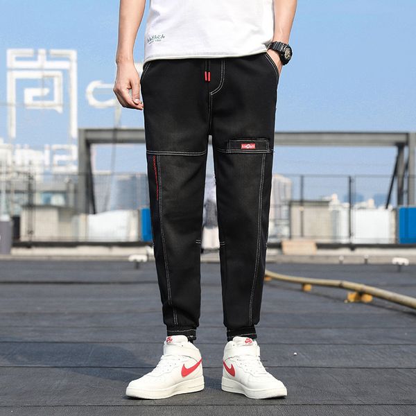 wholesale 2020 fashion casual denim elastic men's pants trend by korean patch jeans beam feet jeans loose student casual pants, Blue
wholesale 2020 fashion casual denim elastic men's pants trend by korean patch jeans beam feet jeans loose student casual pants, Blue