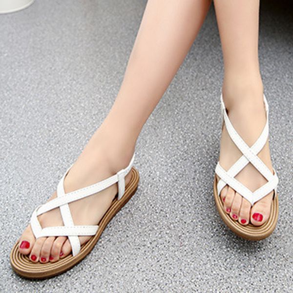 woman flip flop sandals elastic band woman gladiator beach flats women's fashion shoes female solid casual breathable footwear, Black
woman flip flop sandals elastic band woman gladiator beach flats women's fashion shoes female solid casual breathable footwear, Black